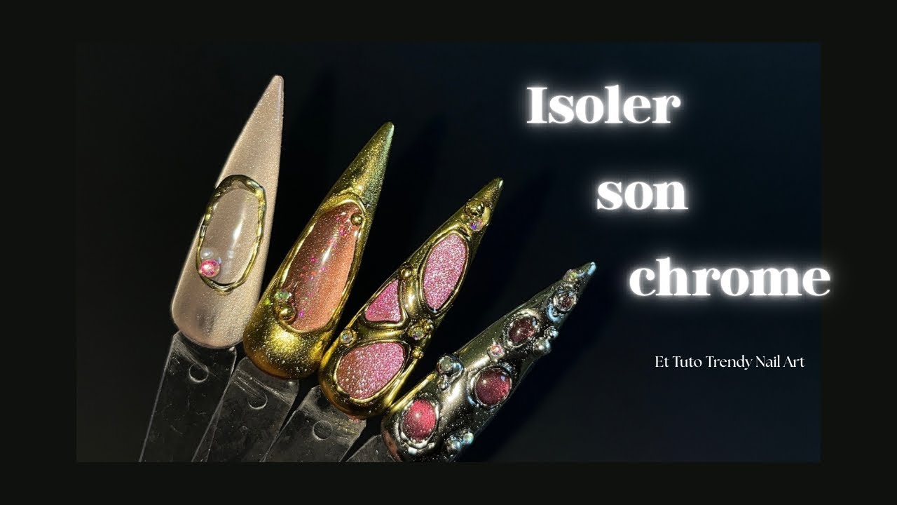 Comment isoler son chrome ? | Tuto Nail Art Trendy ✨