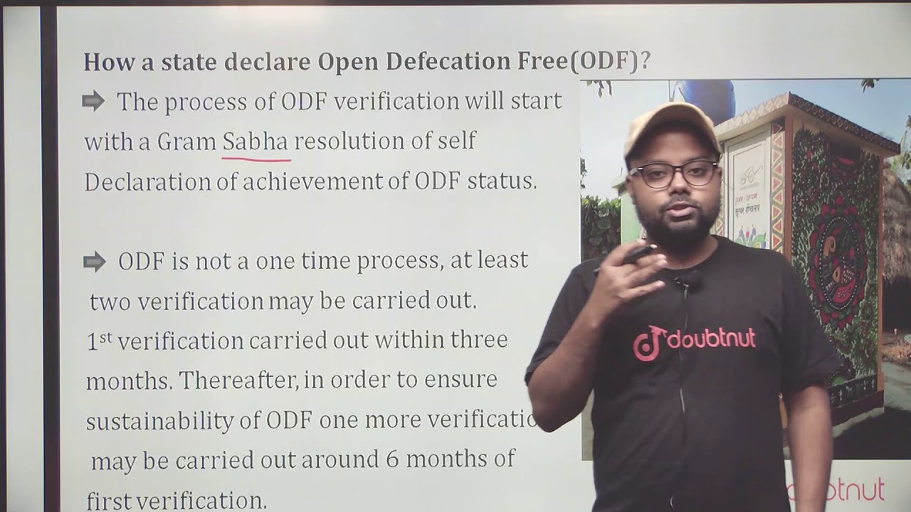 open defecation free