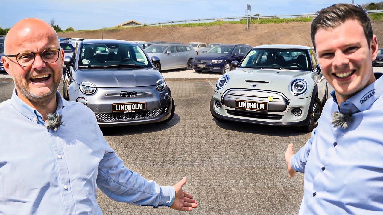 Kan man overhovedet køre langt i disse elbiler? Fiat 500e vs. MINI Cooper SE