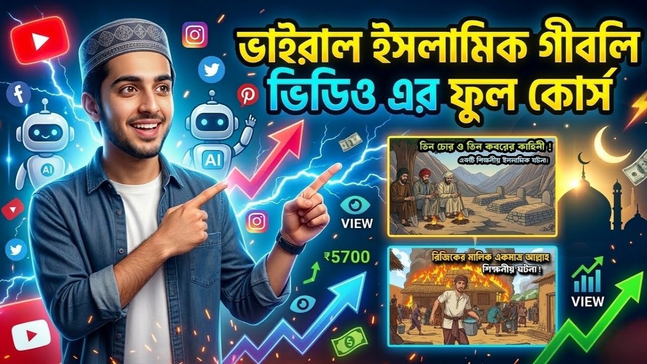 Viral Islamic Ghibli Video এর ফুল কোর্স | YouTube SEO 100% Guide