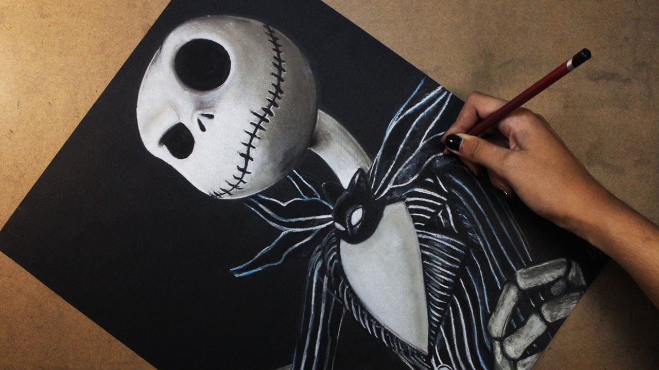 Speed Drawing: Jack Skellington (The Nightmare Before Christmas ) | Diana Díaz