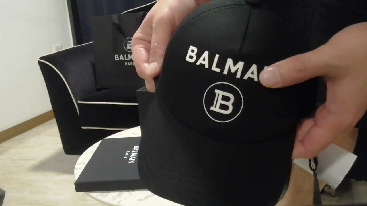 Unboxing of my new Balmain cap #balmain #cap #unboxing #mens #fashion #luxury #luxuryhaul #shopping