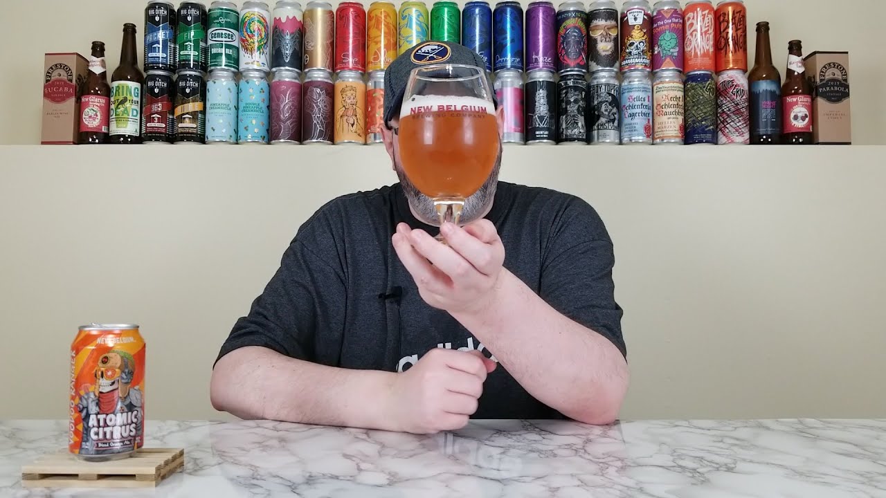 Voodoo Ranger Atomic Citrus (Blood Orange Ale) | New Belgium Brewing Company | Beer Review | #1807