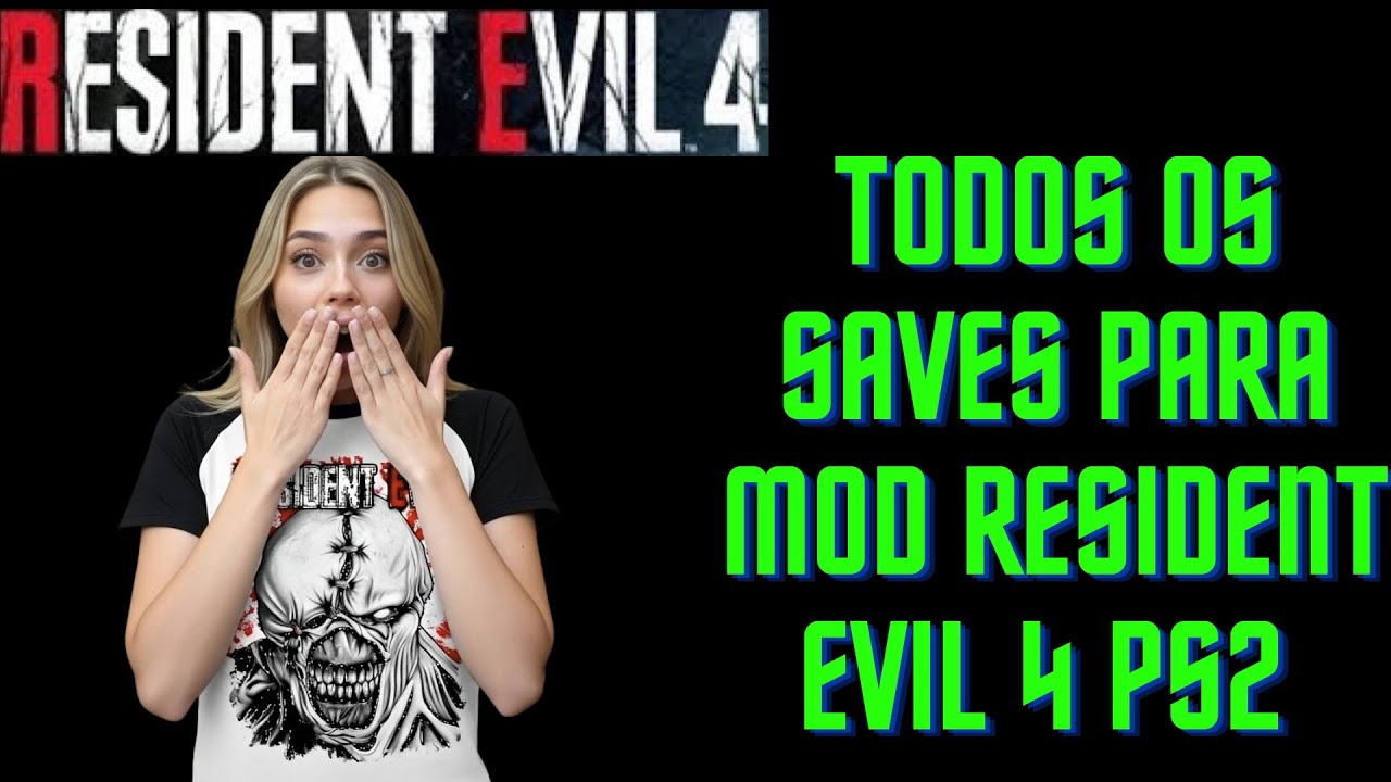 RE4  SAVES PARA TODOS OS MODS RESIDEMT EVIL 4 PS2