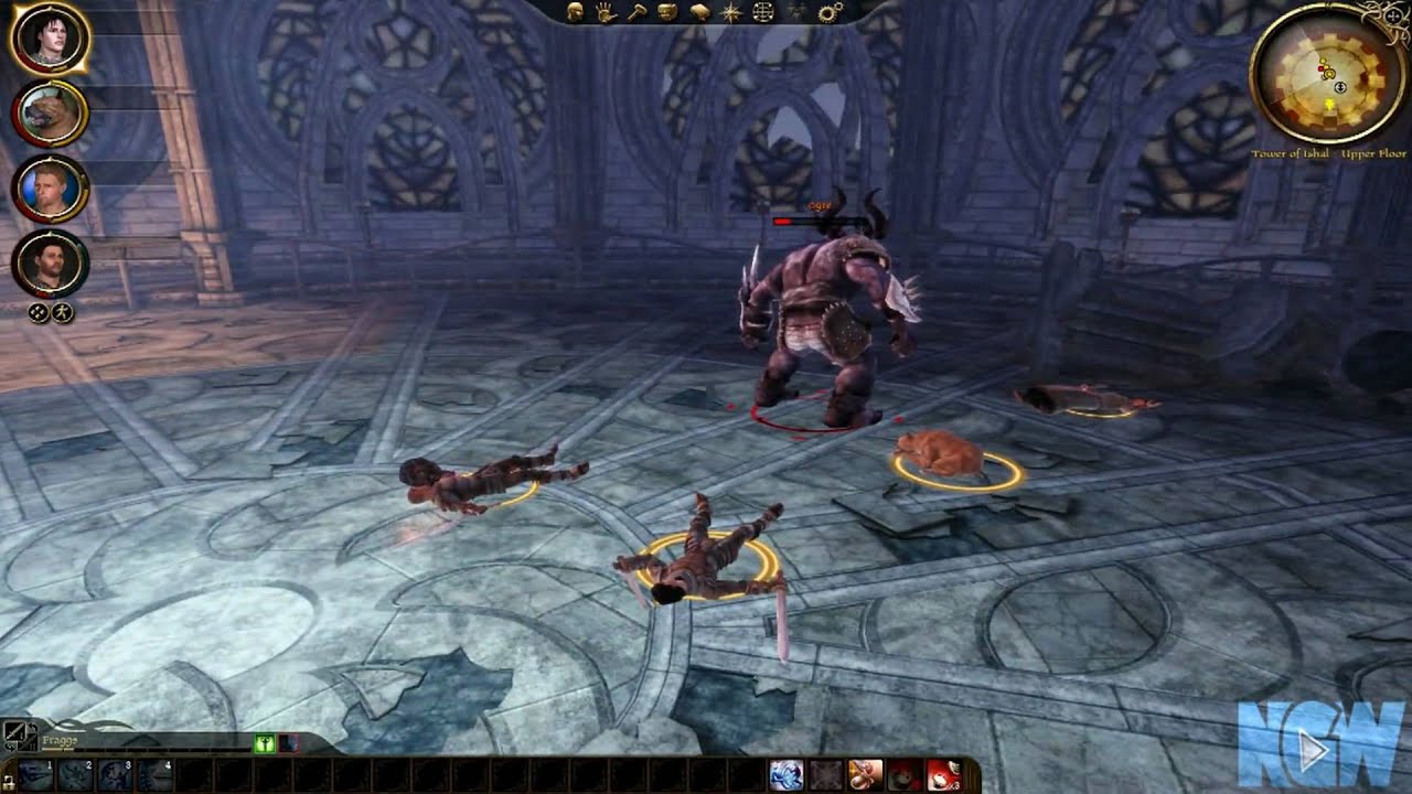 Dragon Age Origins: Tower Of Ishal - Ogre Boss Fight | WikiGameGuides