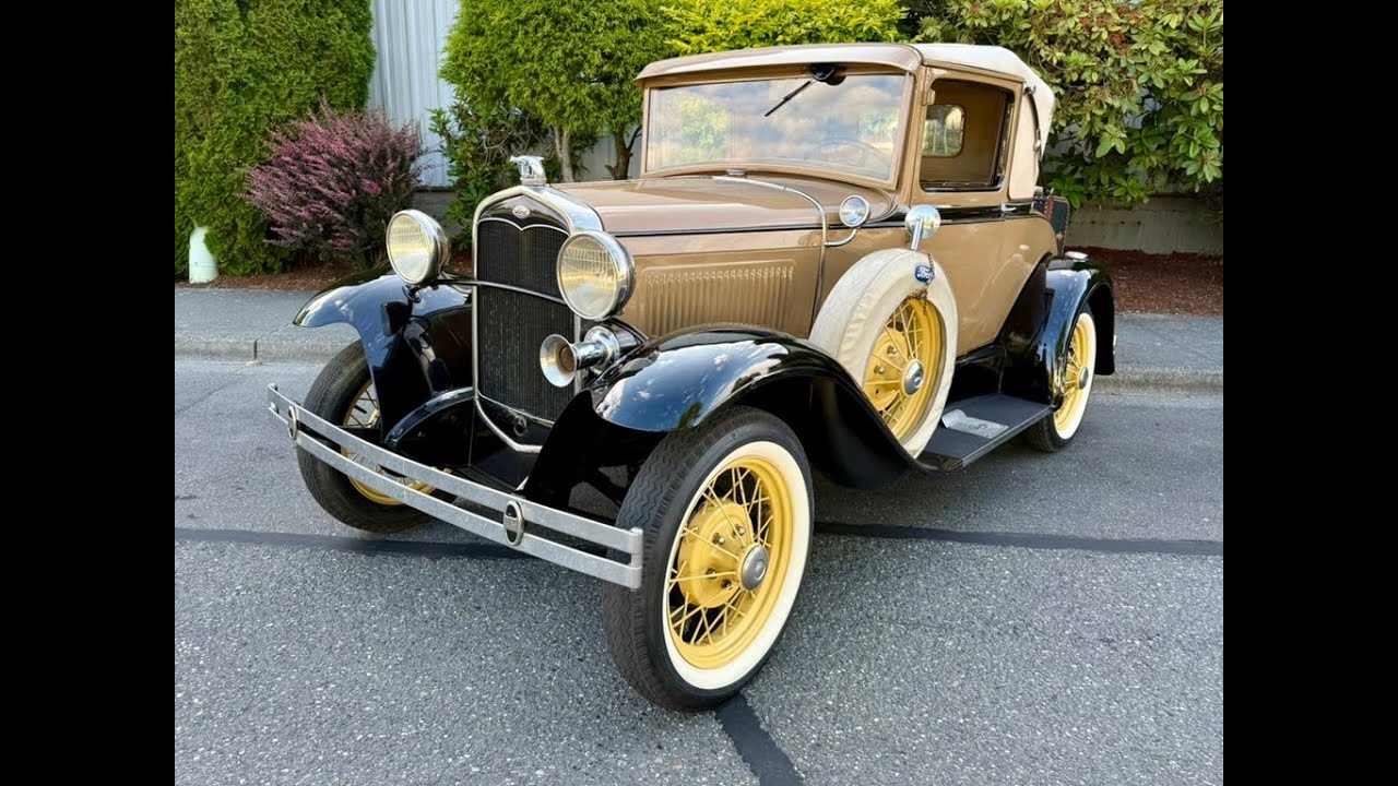 1931 Ford Model A Sports Coupe  DGC6299.     SOLD