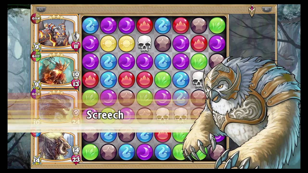 Gems of war game play (Maugrim woods quests part 1)