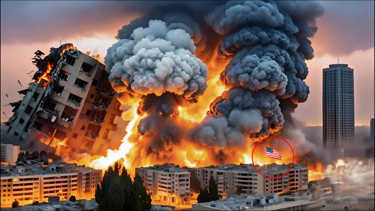 2 минуты назад! A US military building was hit by thousands of Orenshik missiles, see what happened.