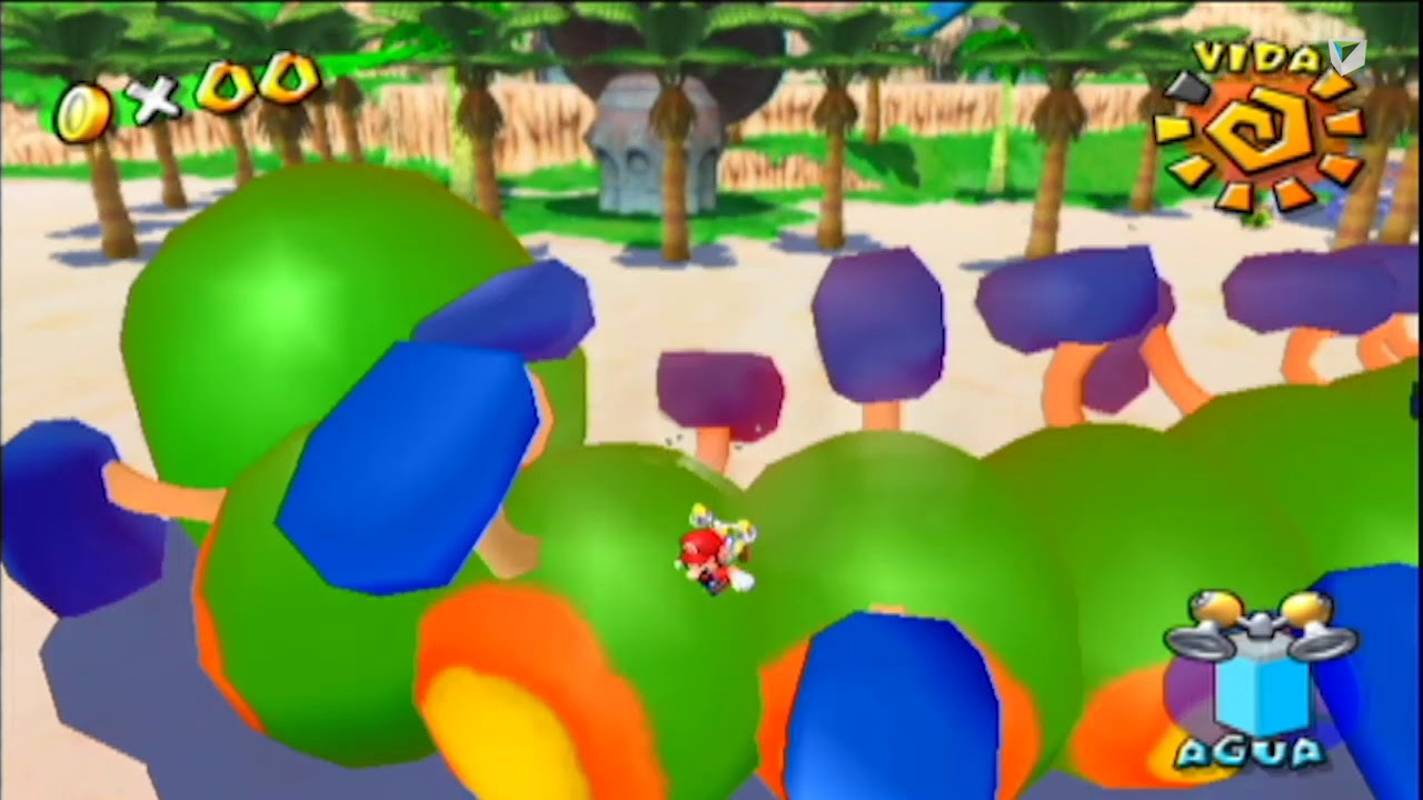 Super Mario Sunshine - 15 - Playa Gelato - Floruga furiosa a la vista