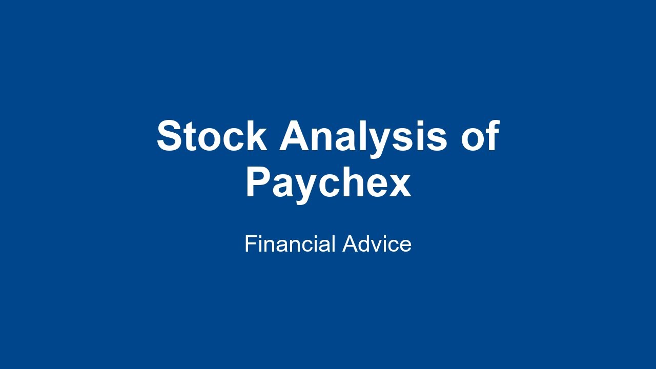Stock Analysis of Paychex