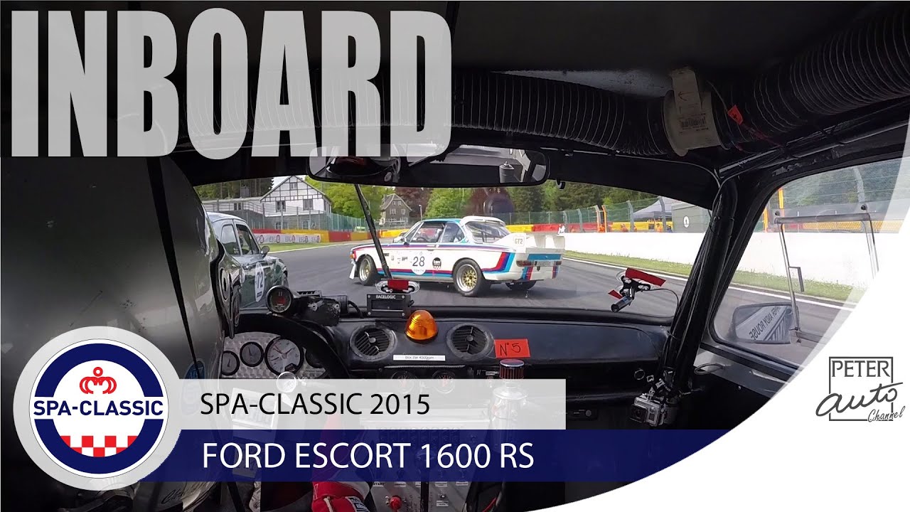 Ford Escort 1600 RS inboard at Spa-Classic