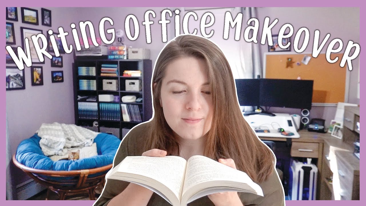 My Home Office Makeover & Organization! Creating My Dream Writing Space