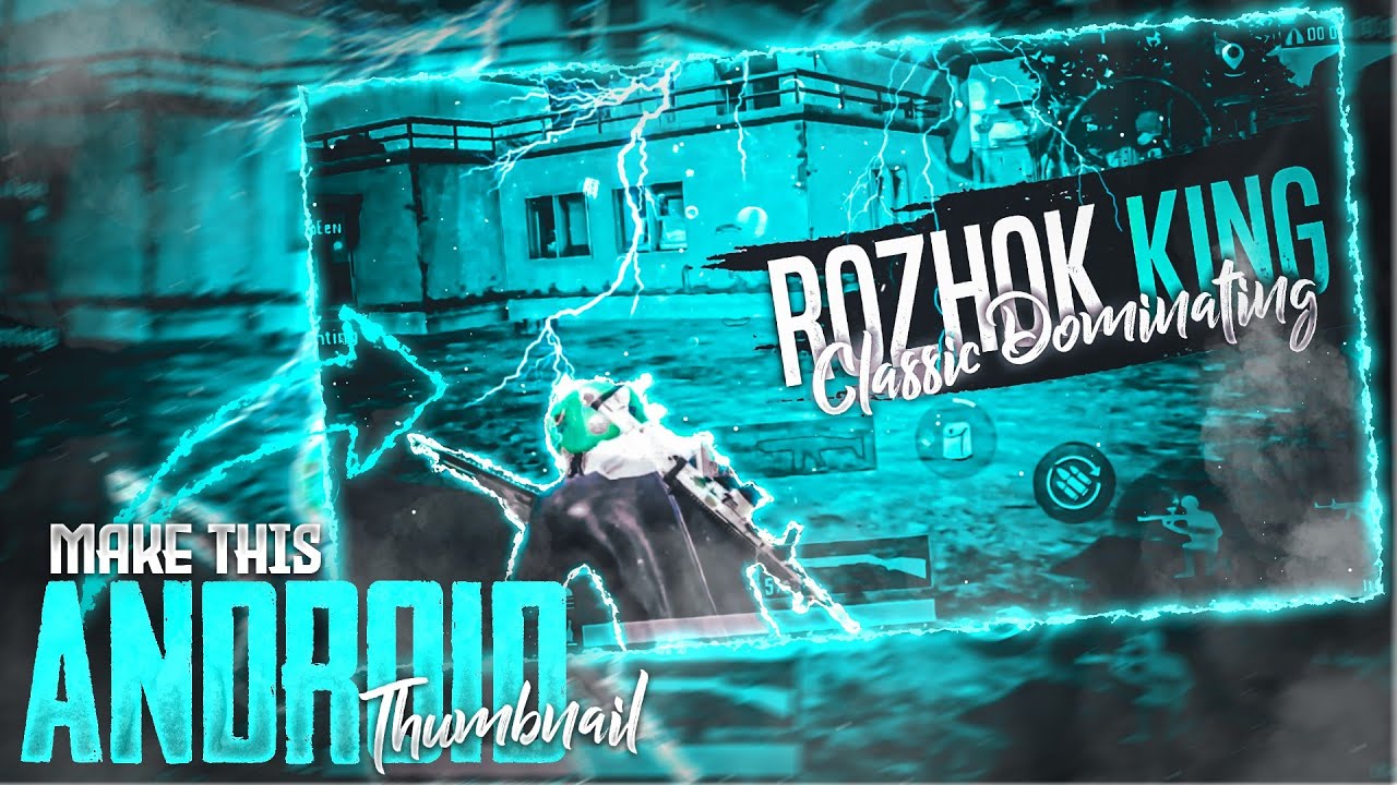 Make This Amazing Pubg Mobile Montage Thumbnail | How to make thumbnail like KABALI Op and DevilOp