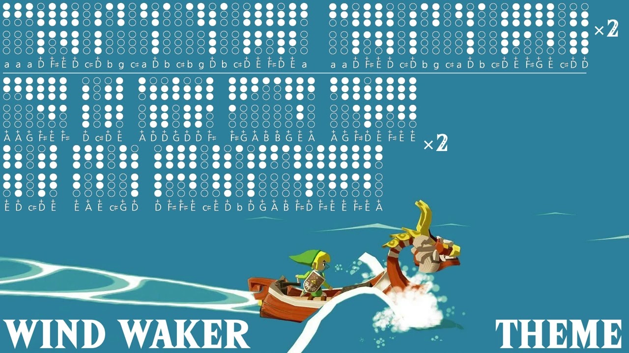 Wind Waker Theme (Zelda) - Tin Whistle Tabs