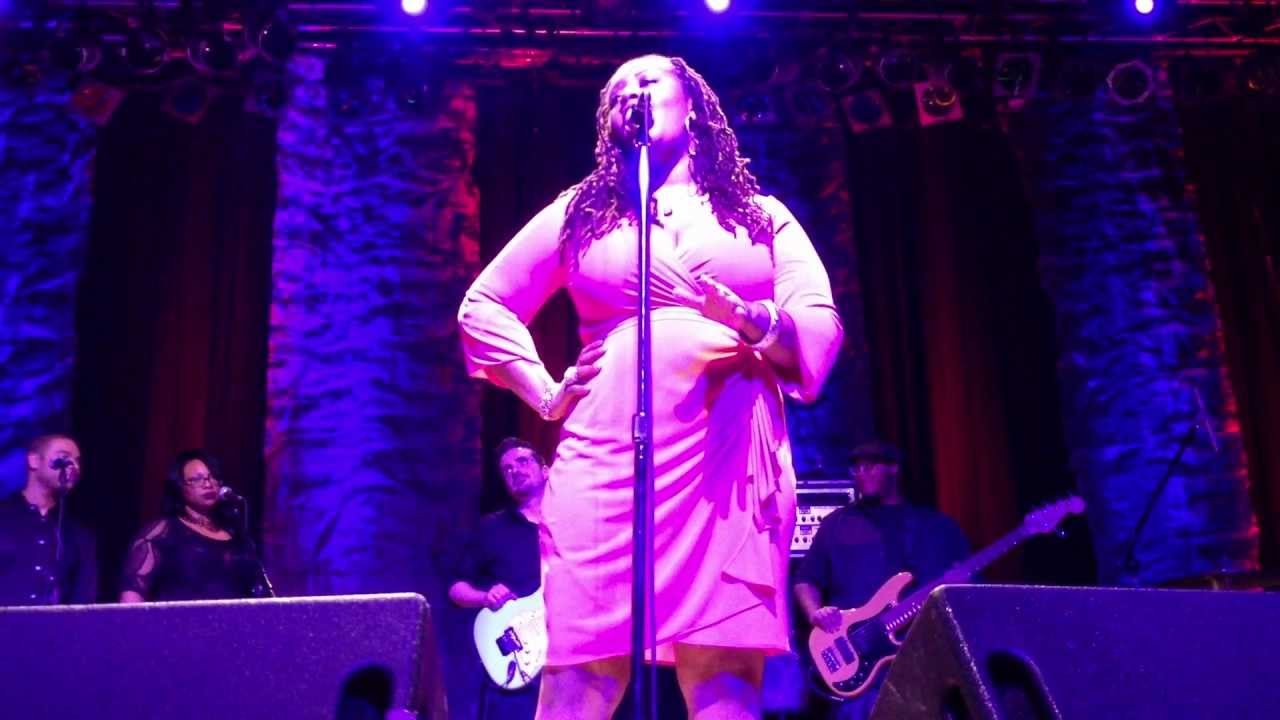 Lalah Hathaway singing 