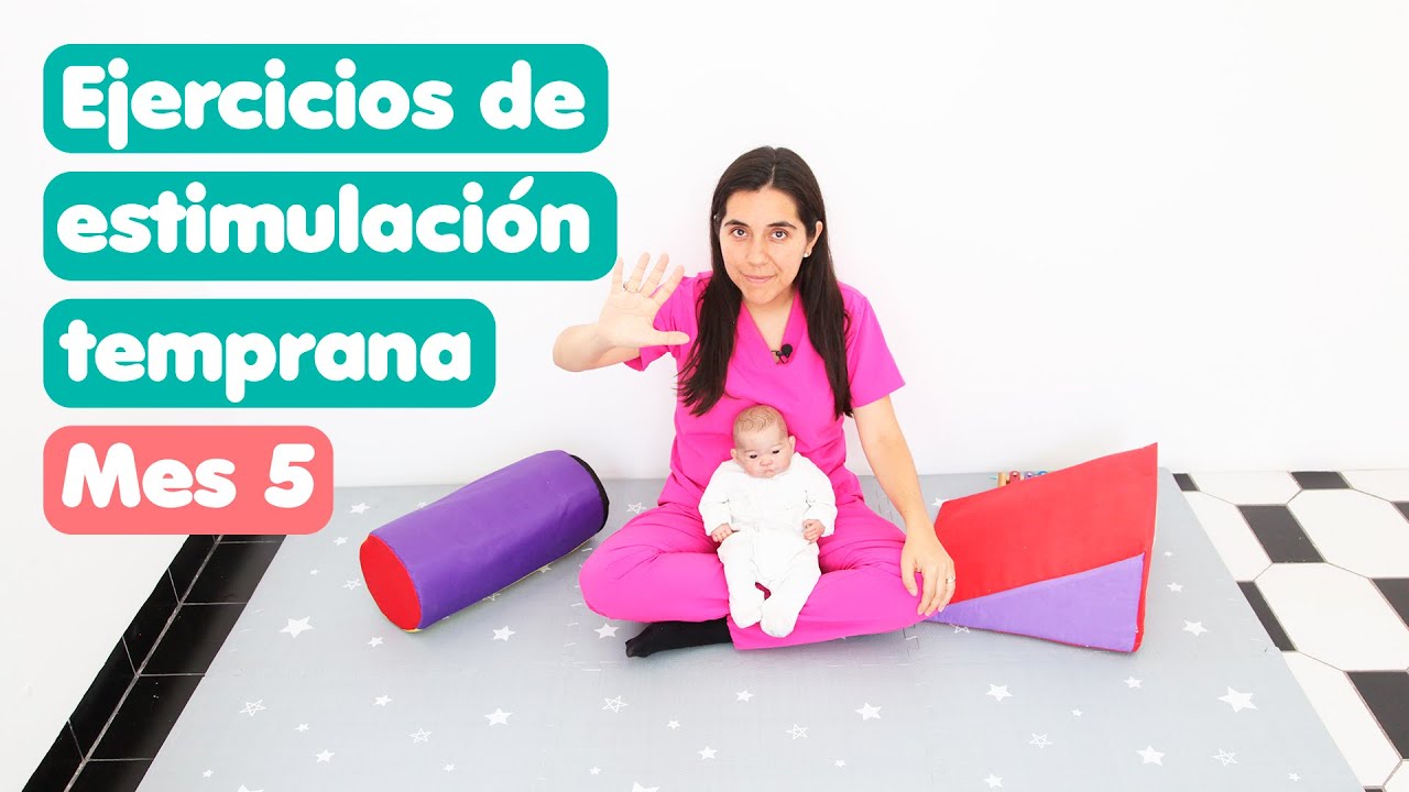 Ejercicios de estimulación temprana para el mes 5 del bebé 