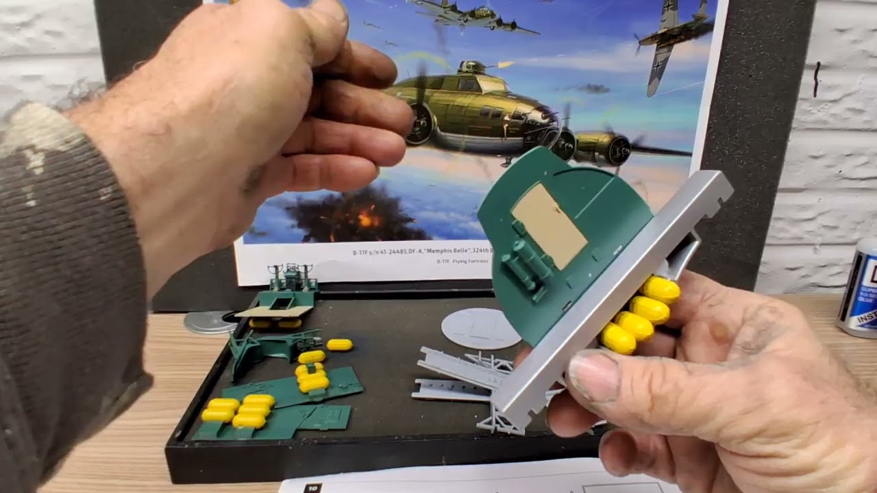 HK Models 1/32 B-17 Memphis Belle update #7 Oops made a mistake. 