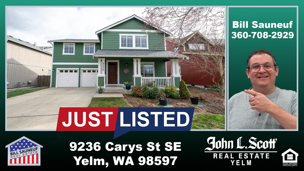 For Sale:  9236 Carys St SE, Yelm WA 98597