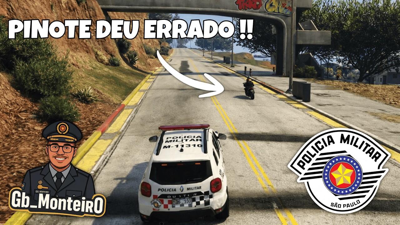 PINOTE DEU ERRADO !! GTA V RP