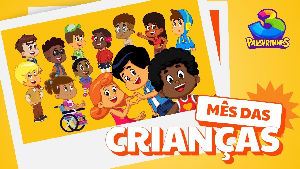 Coletânea Mês das Crianças com 3 Palavrinhas - 2H de Diversão e Alegria!  💛✨