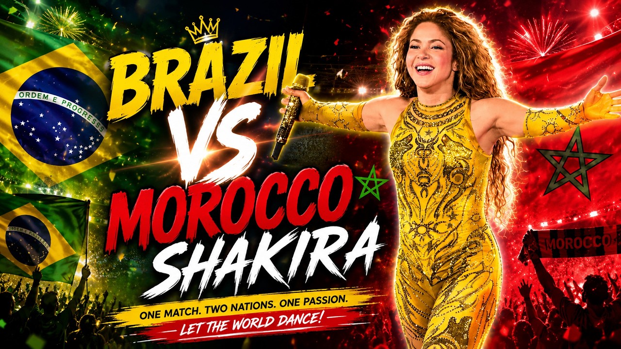 Shakira Style Brazil vs Morocco World Cup Anthem 2026 | Official Stadium Song