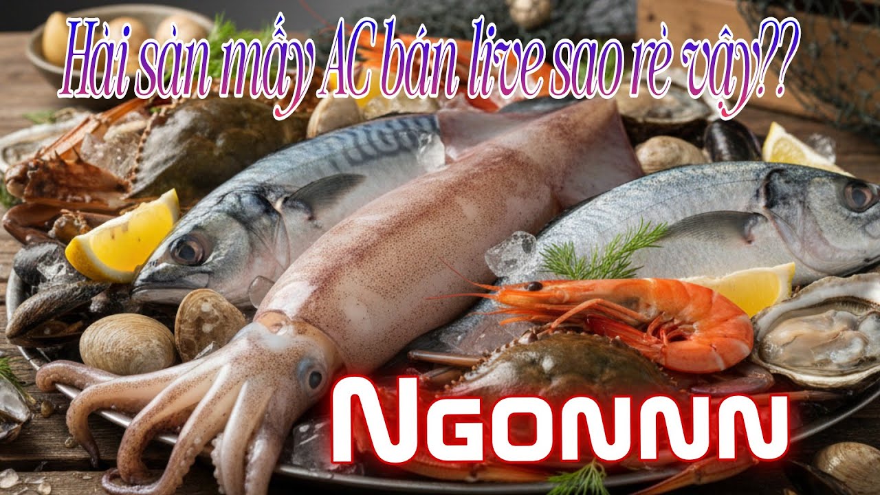 Chợ hải sản 3 miền ng&agrave;y 23.12 (mấy anh chị b&aacute;n Live sao m&agrave; rẻ dữ trời??? 