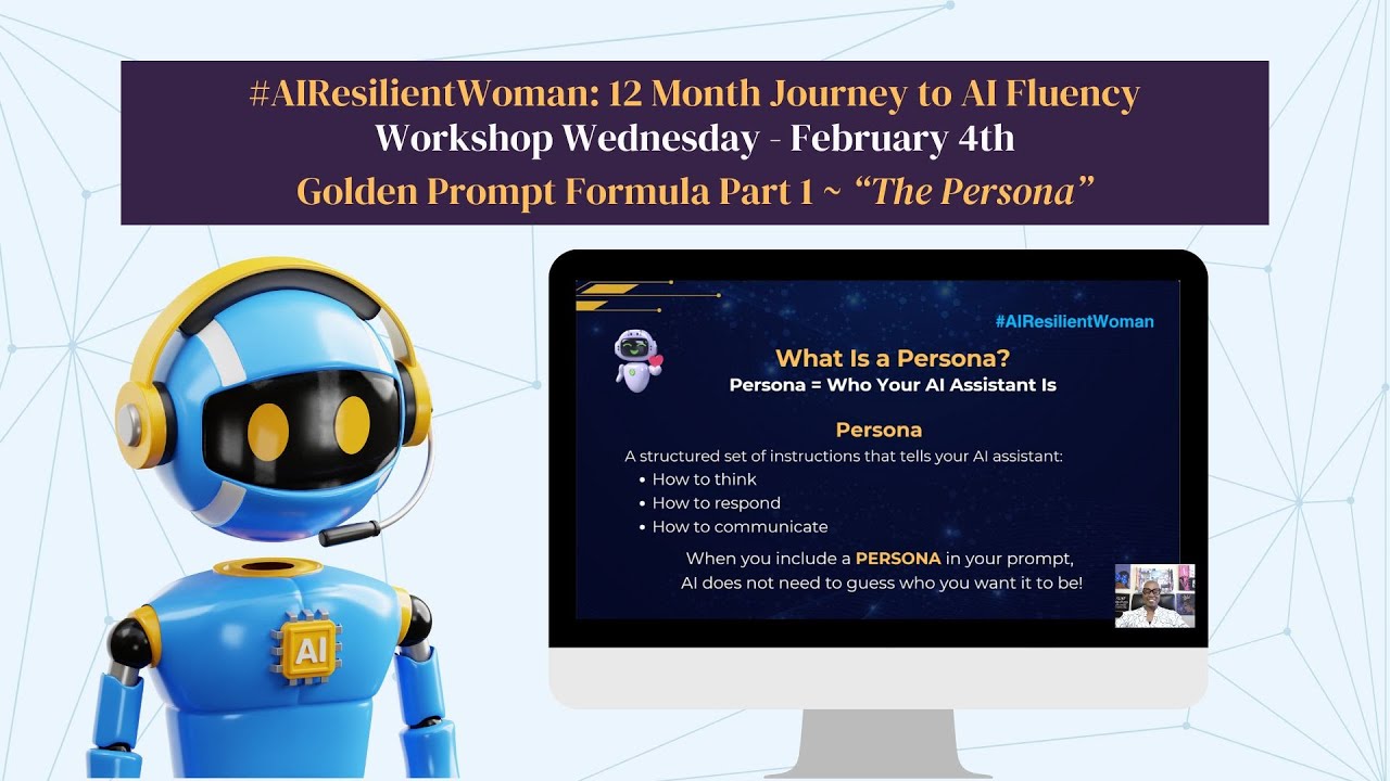 Workshop Wednesdays: Golden Prompt Formula Part 1: 