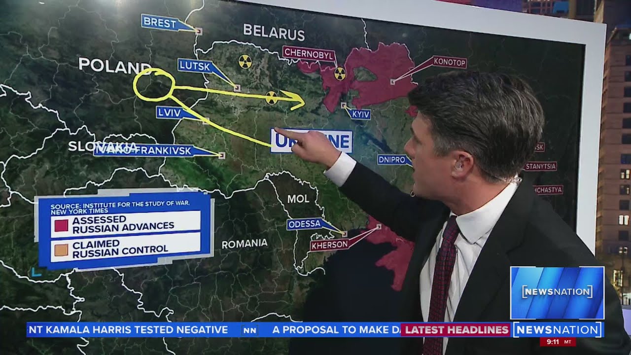 Map: How Ukraine is holding off Russia in major cities | NewsNation Prime