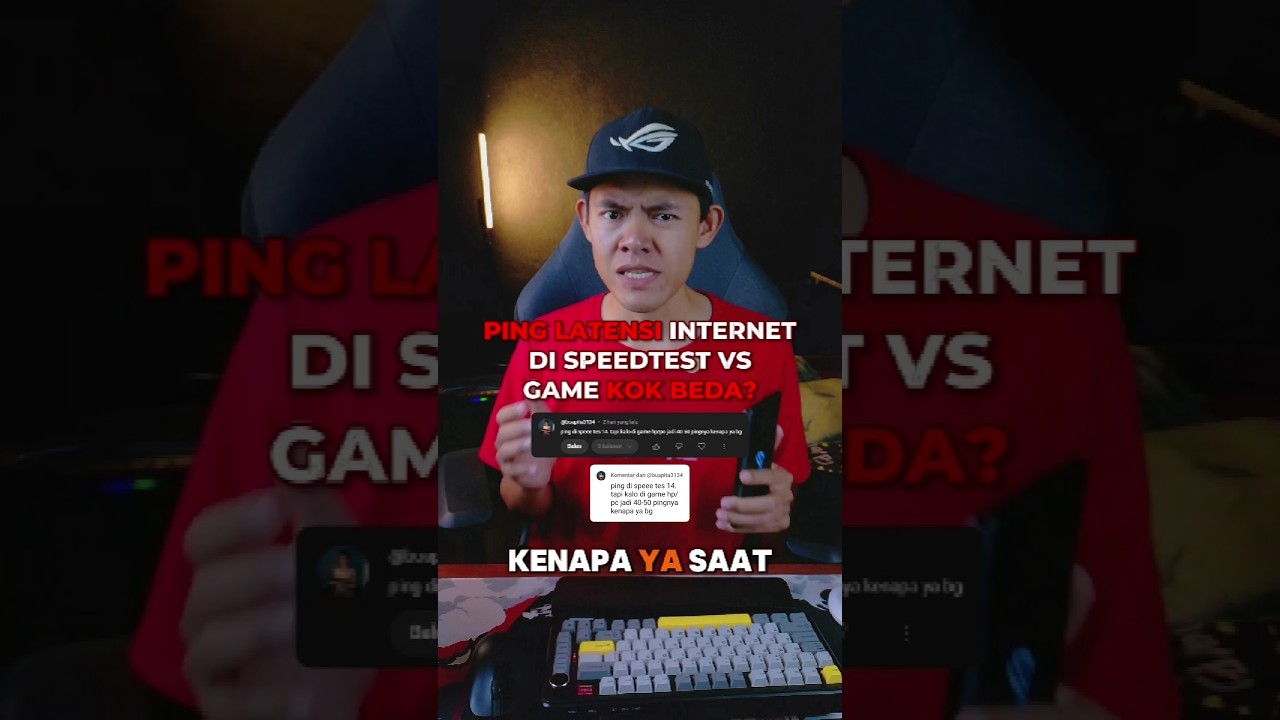 KENAPA LATENSI PING INTERNET DI SPEEDTEST BERBEDA DENGAN DI GAME? #INTERNET #PING #DNS #INTERNETTIPS