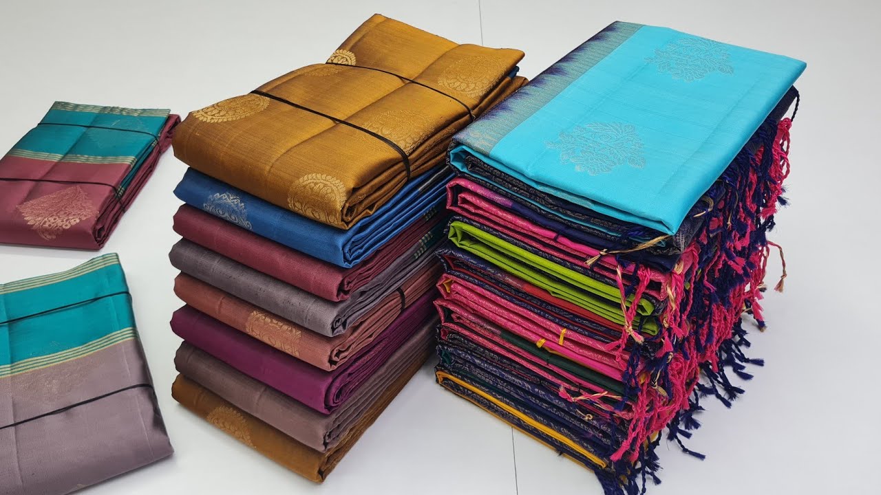 Partly Pallu Pure Silk Sarees || Sirumugai Silk Sarees Manufacturer || Best Wholesale Price