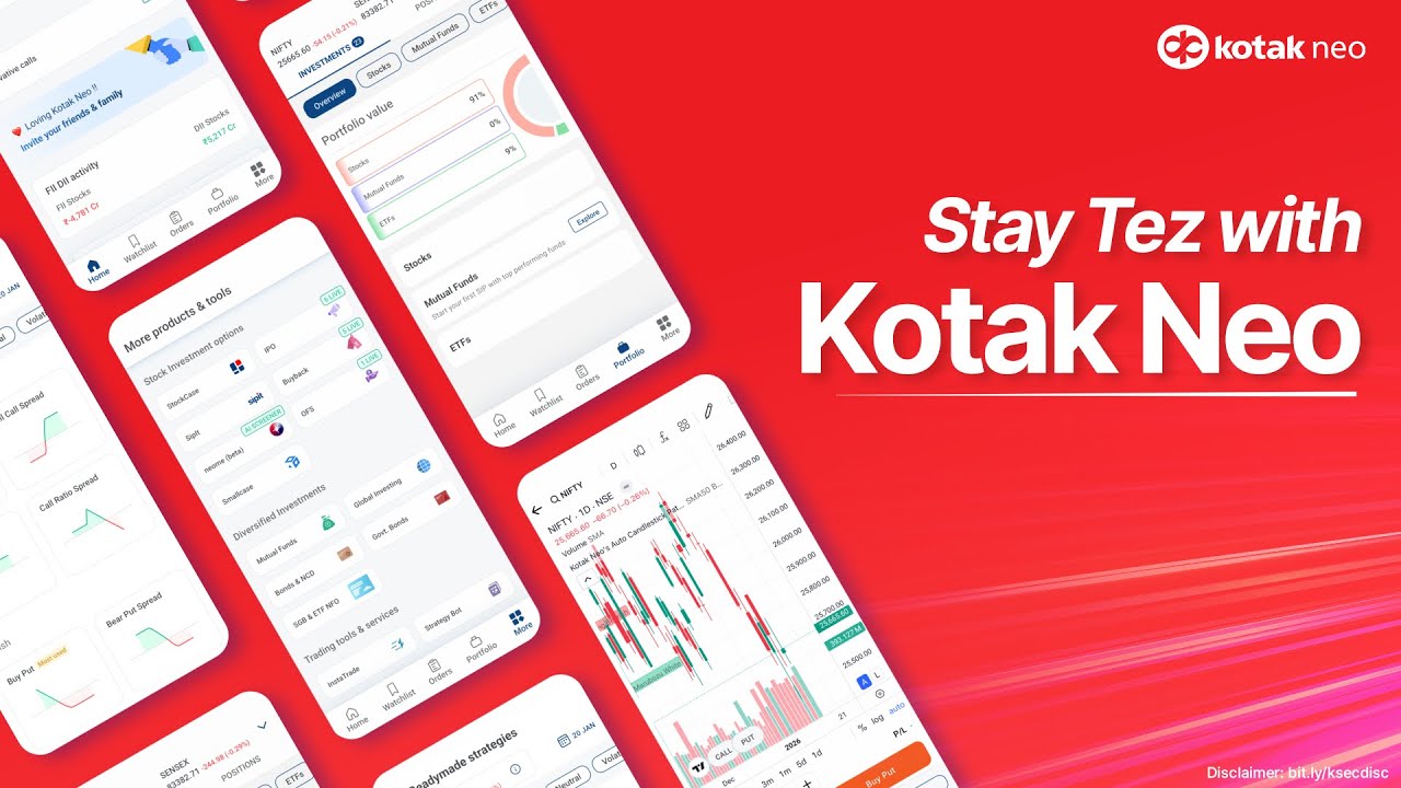 Kotak Neo App Features - Traders Ki Tez Choice #StayTez