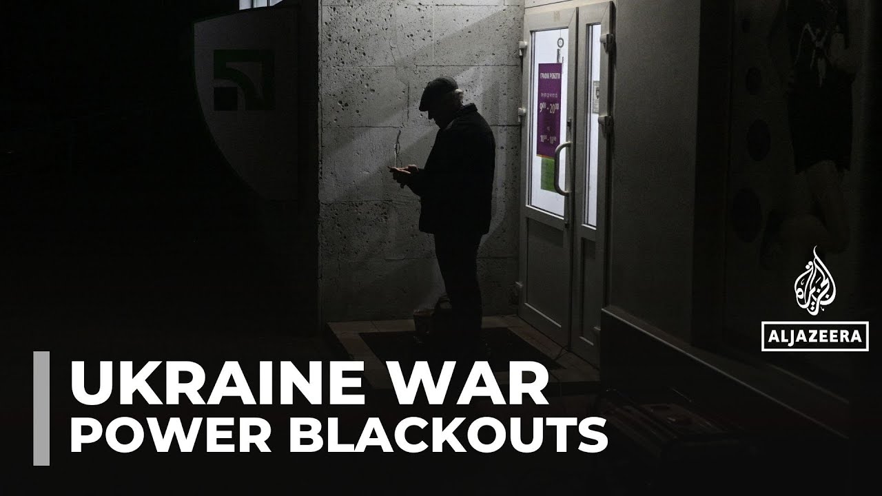 Ukraine braces for worst winter blackouts as Russian strikes on energy facilities intensify