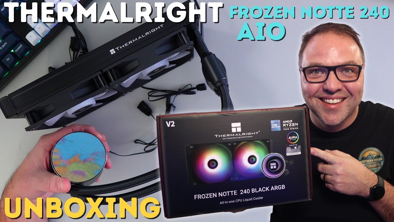 Всё включено! Распаковка и тест температуры системы жидкостного охлаждения Thermalright Frozen No...