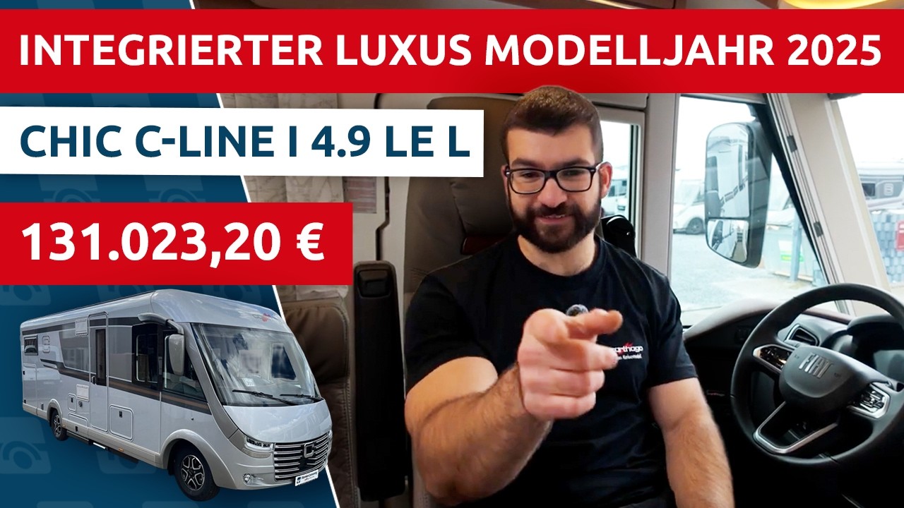 🏆Integriertes Luxus Wohnmobil 2025 | Carthago chic c line I 4.9 LE L (259) jetzt zum Top Preis ✨