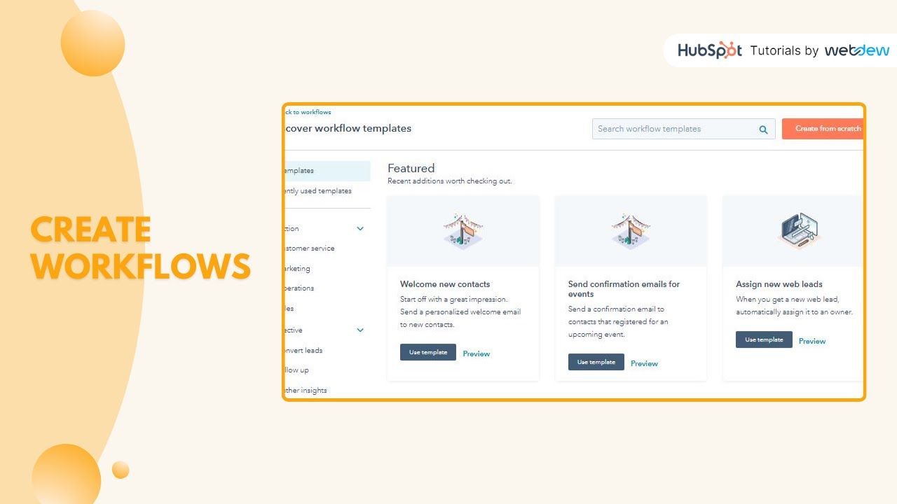 Как создавать рабочие процессы в HubSpot