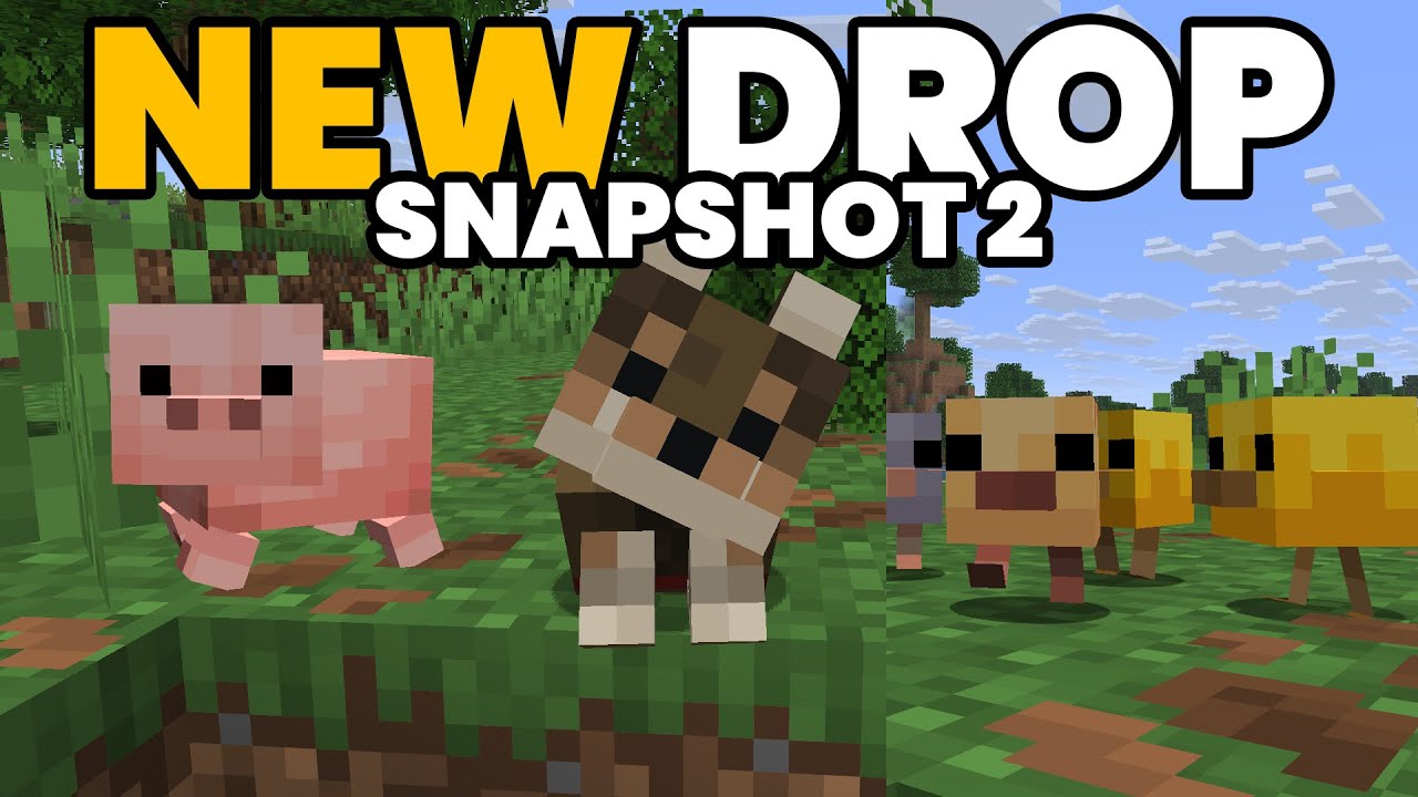 Minecraft 26.1 Snapshot 2 - NEW BABY MOBS! CRAFTABLE NAME TAGS! HUGE CHANGES!