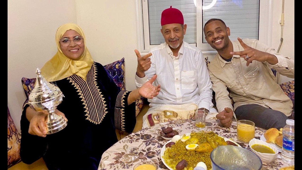 أجواء ليلة القدر بطريقة تقليدية درت واحد رفيسة ياسلام ما قسمت فى هذه ليلة مباركة من خير وصحةو رزق