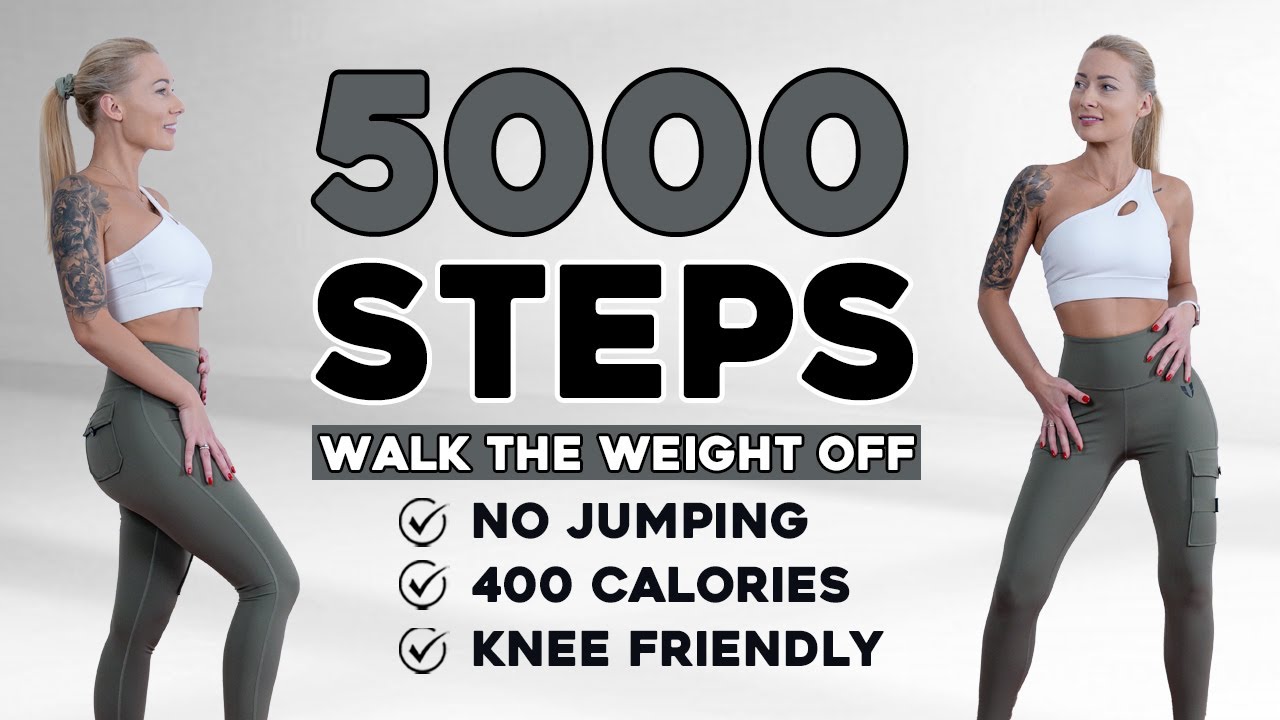 🔥5000 STEPS WALKING WORKOUT🔥 5K Steps Challenge! 30 Min Fat Burning🔥 Endurance Knee Friendly🔥