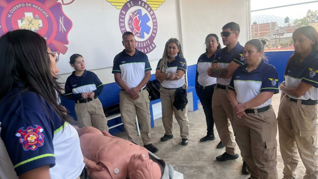Escuela de Paramédicos RESCATE MICHOACÁN. (14.12.24).