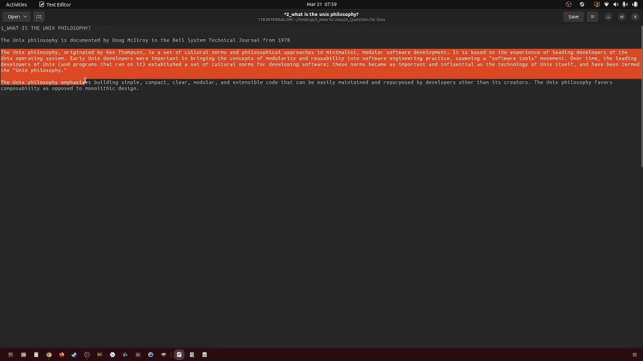 365 what is the unix philosophy?
