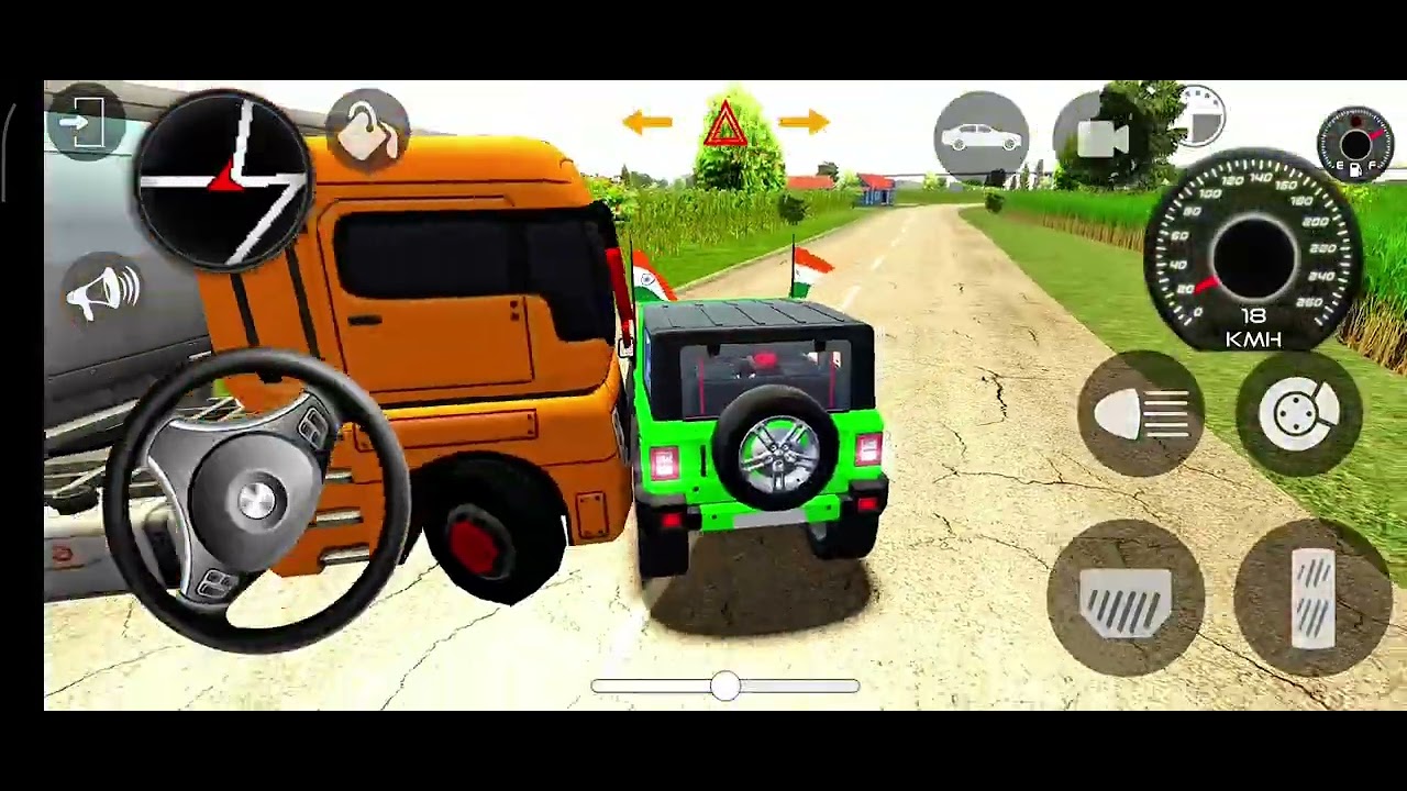 Modified Mahindra Thar😈Games:Indian Green Thar (Gadi Wala Games) Car Game Android Game - #2025