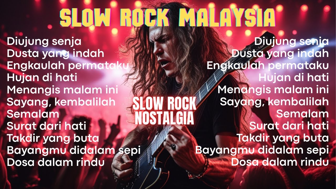 SLOWROCK MALAYSIA LAGU NOSTALGIA 80 90AN | LAGU SLOWROCK TERBAIK 2025