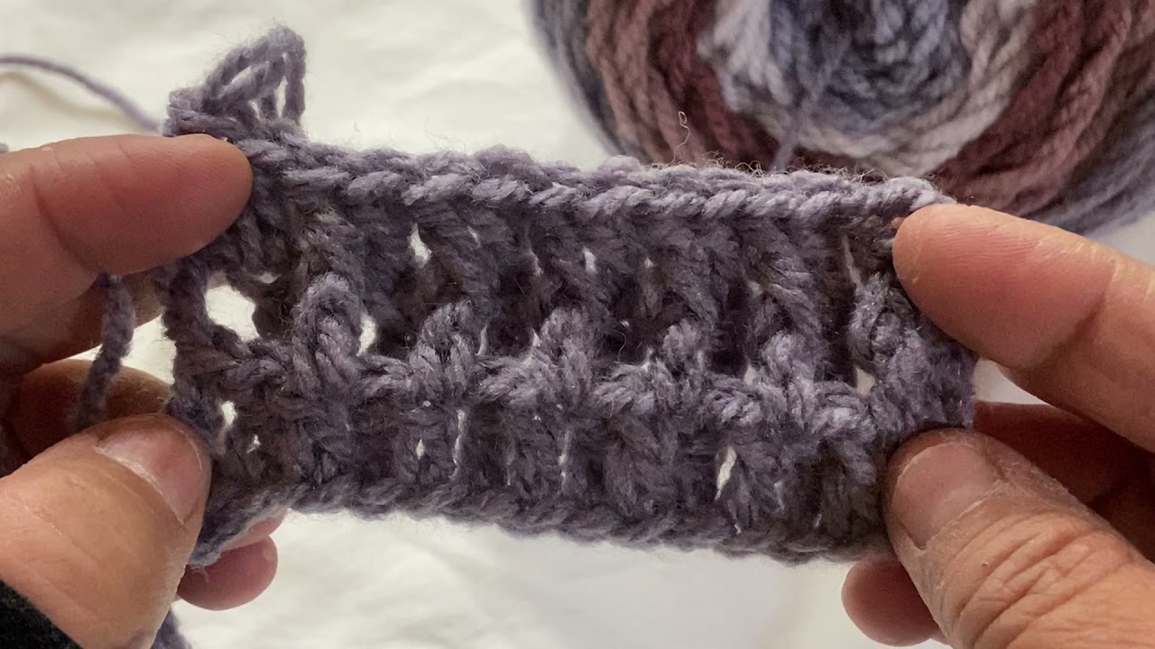 Crochet How To: Waffle Stitch: Beginner Friendly