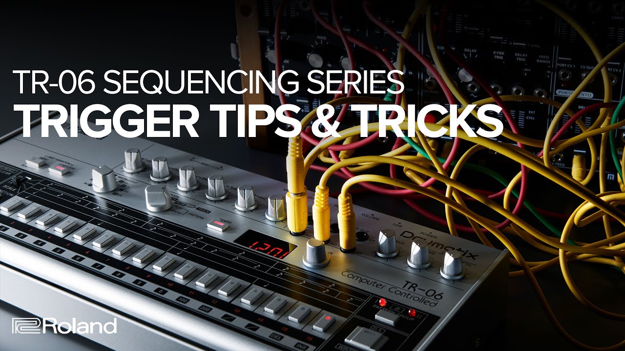 Roland Boutique TR-06 Drumatix Sequencing Series - Trigger Tips and Tricks