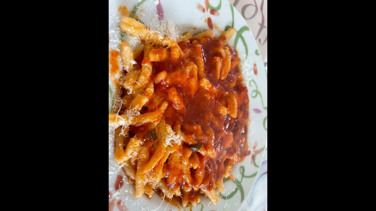 Cavatelli al sugo pugliese