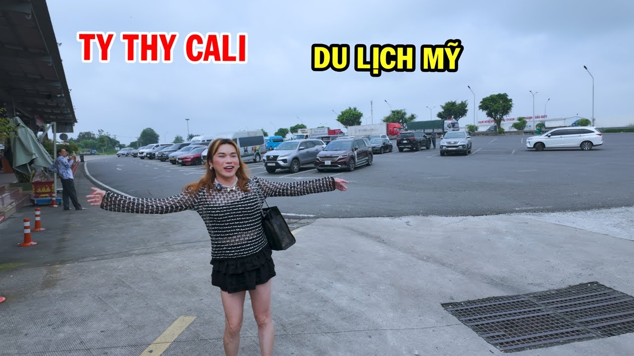 Ty Thy du lịch Cali lần đầu ti&ecirc;n đến Mỹ - Ty Thy Vlog Gỏi đu đủ