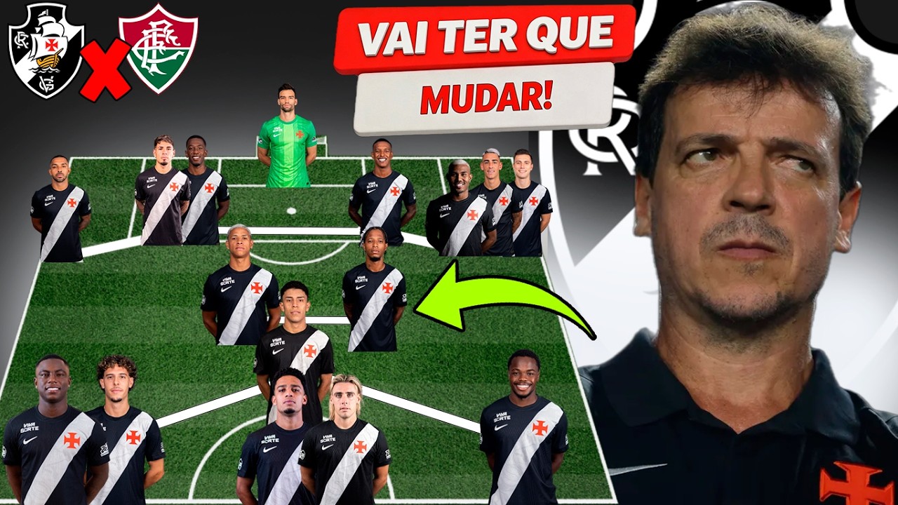 VEJA A ESCALAÇÃO DO VASCO PRO JOGO CONTRA O FLUMINENSE! PRE JOGO VASCO X FLUMINENSE