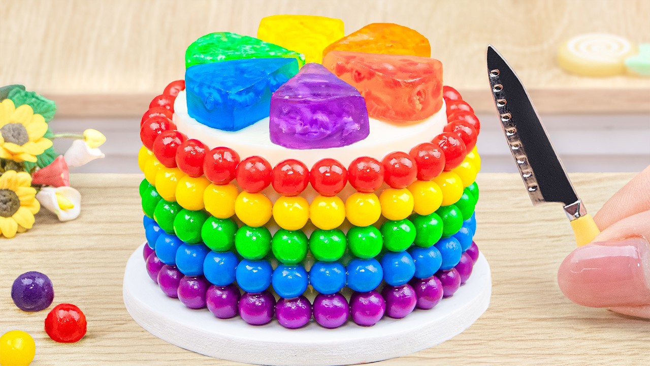 Sweet Kitkat Rainbow Cakes Decorating With Chocolate | Stunning Cake Decoration Ideas