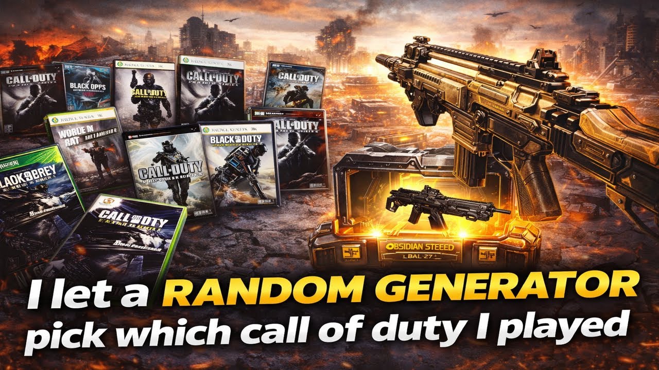 I LET A RANDOM GENERATOR PICK WHICH CALL OF DUTY I PLAYED(I RAGE QUIT )