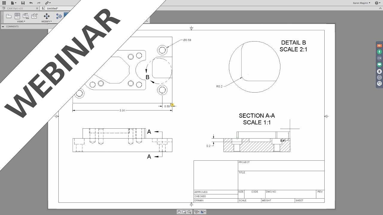 Autodesk Fusion 360 | Webinar: Working with Drawings in Fusion 360
